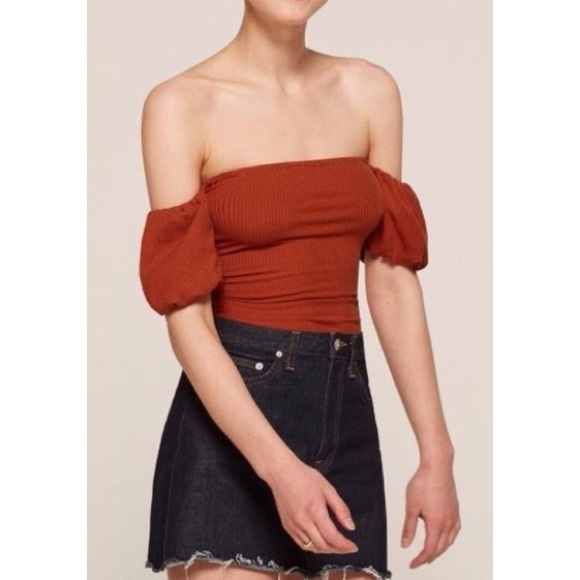 Reformation Tops - Reformation Naranja Top